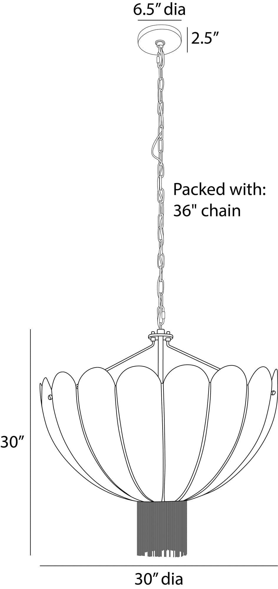 Inaya Chandelier Chandelier DMI21 796505725714