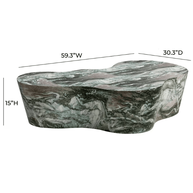 Ingot Indoor/Outdoor Coffee Table Coffee Table