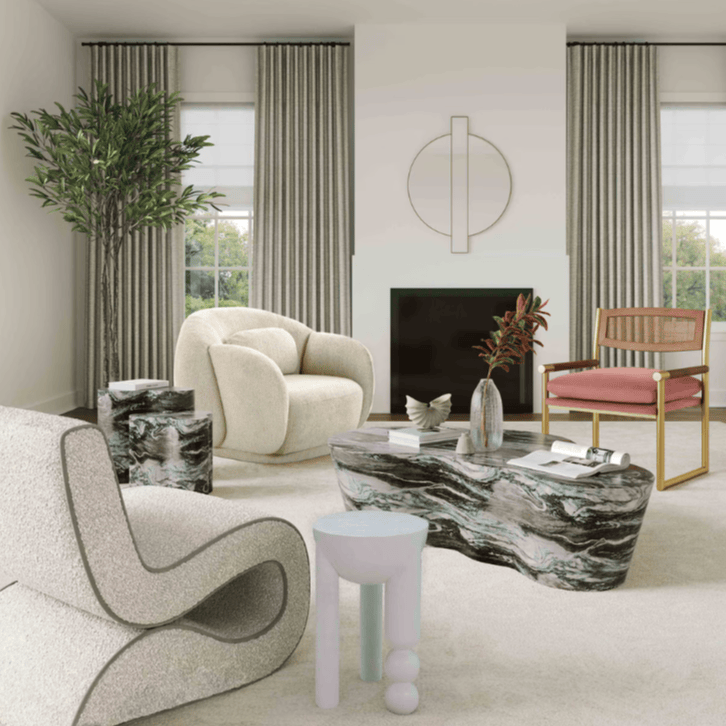 Ingot Indoor/Outdoor Side Table Outdoor Furniture