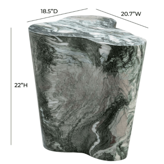 Ingot Indoor/Outdoor Side Table Outdoor Furniture