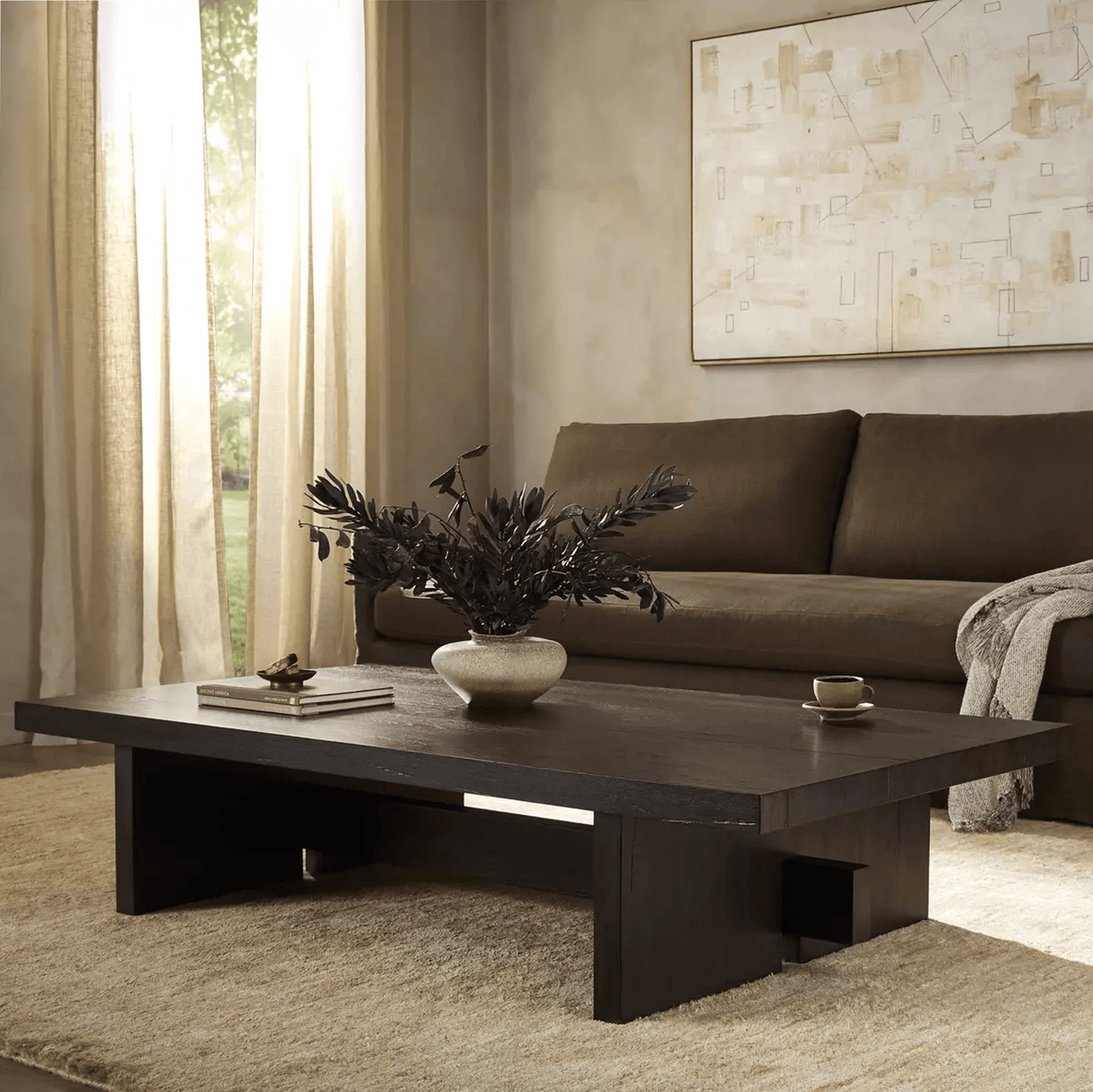 Isaac Coffee Table Solid Wood Coffee Table