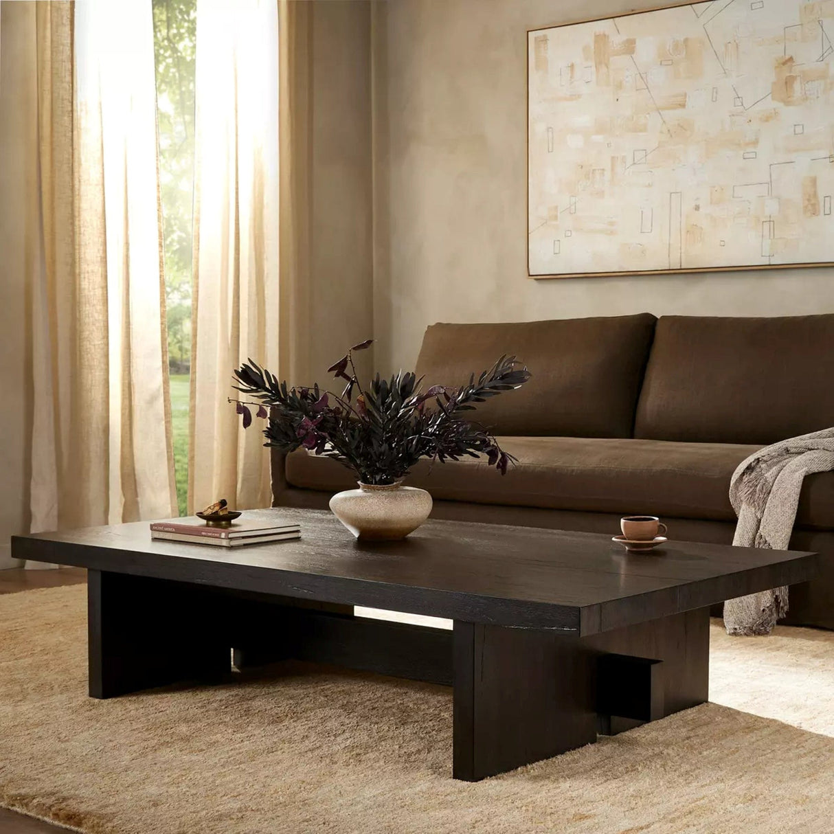 Isaac Coffee Table Solid Wood Coffee Table