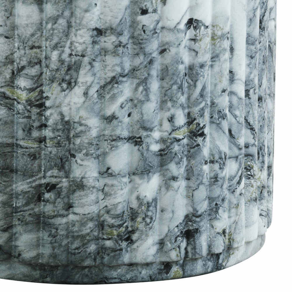 Isaac Marble Pattern Concrete Indoor/Outdoor Side Table Side Tables TOV-OC54360