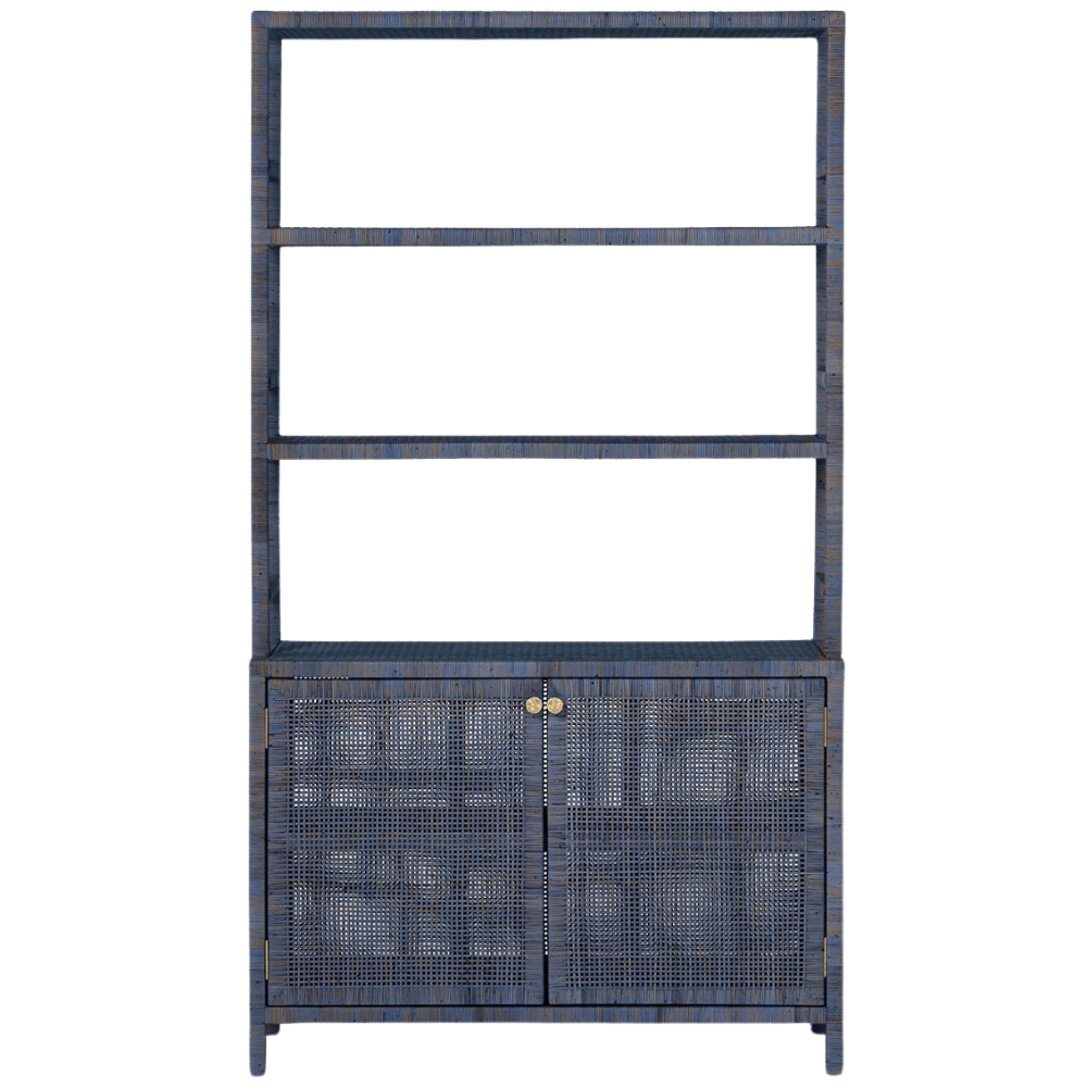 Isla Bookcase with Hutch Bookcase FURISLABK4418NV