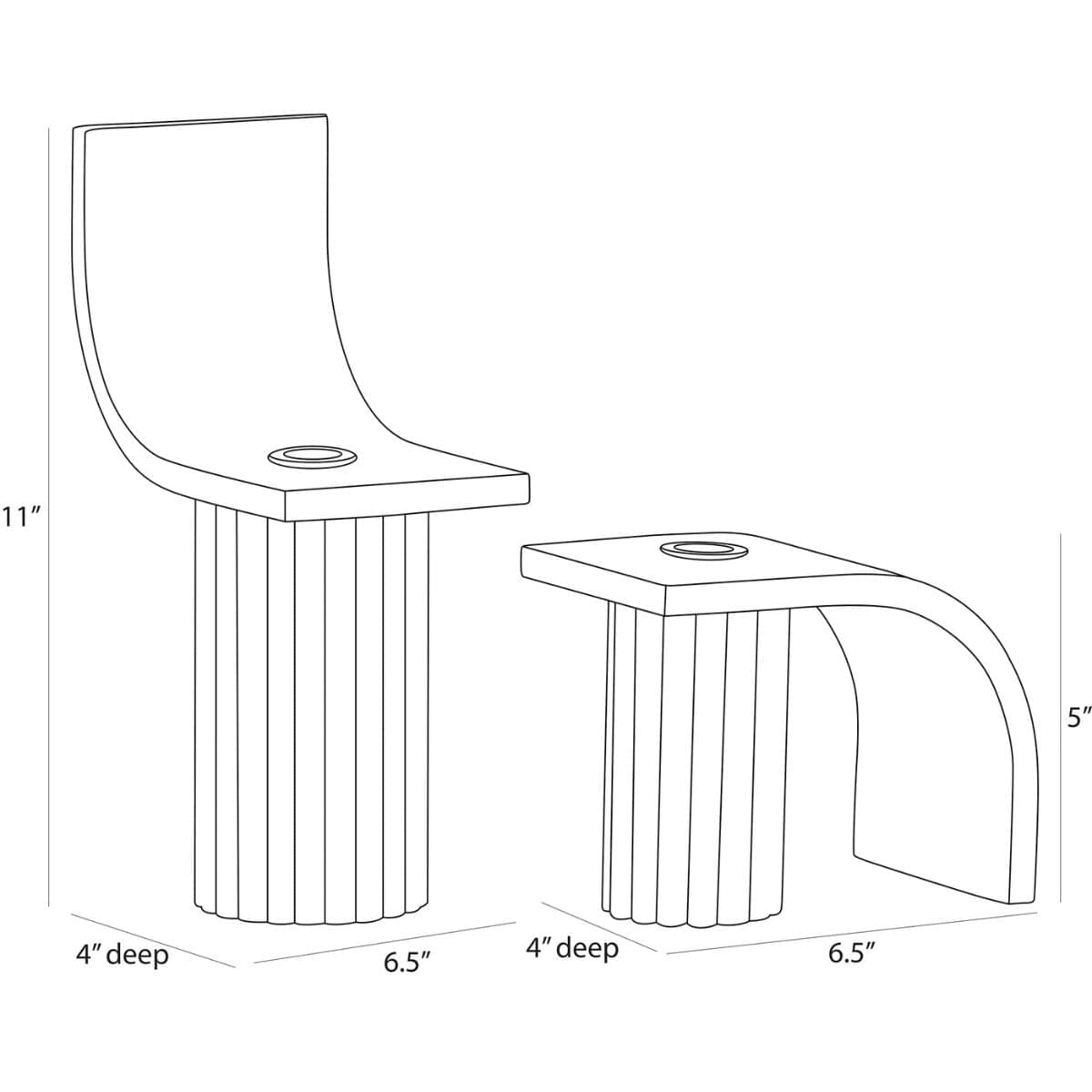 Ivanna Candleholders (Set of 2) Candle Holders ACC03
