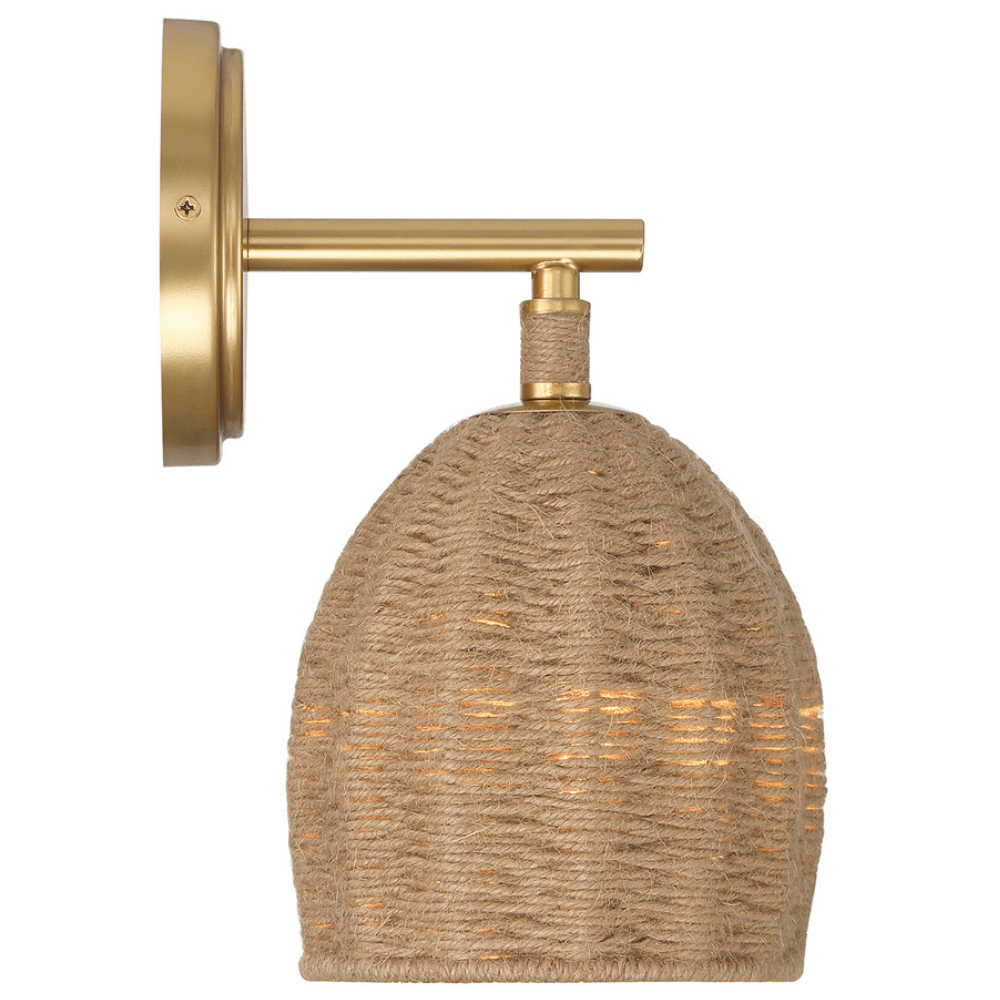 Jace 1 Light Sconce Wall Sconces JAC-10501-SG 633779095801