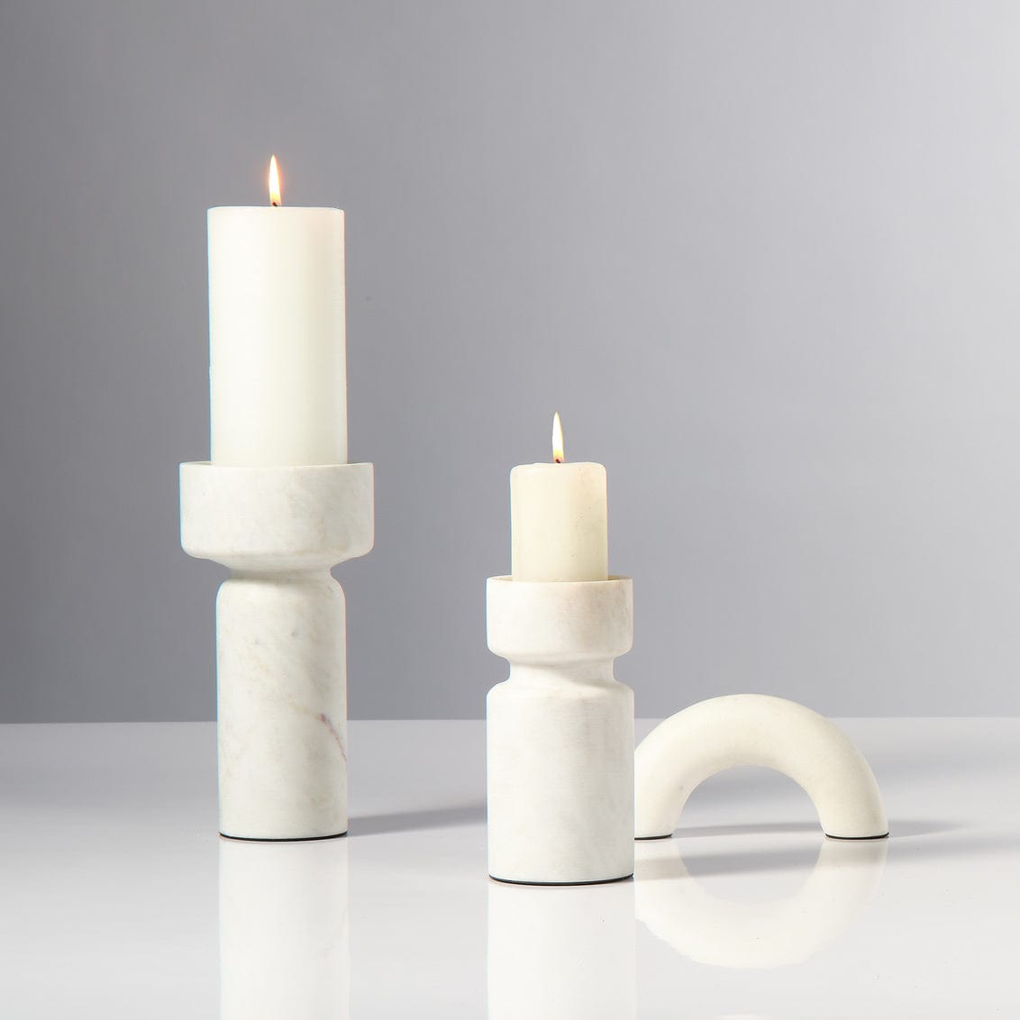 Jamie Young Co. Apollo Candleholder Candleholders jamie-young-7APOL-CHWH 688933035223