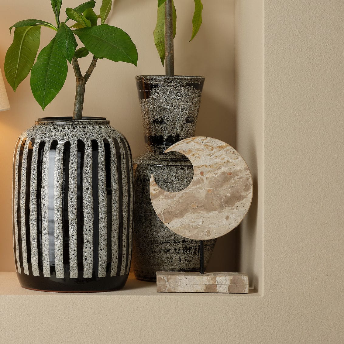 Jamie Young Co. Crescent Marble Stand Art jamie-young-7CRES-MARB 688933038507