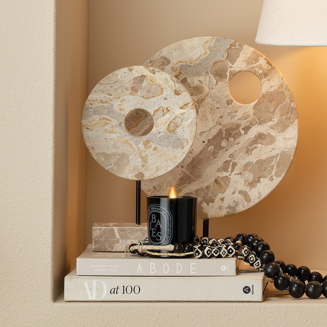 Jamie Young Co. Satellite Marble Stand Art jamie-young-7SATE-MARB 688933038606