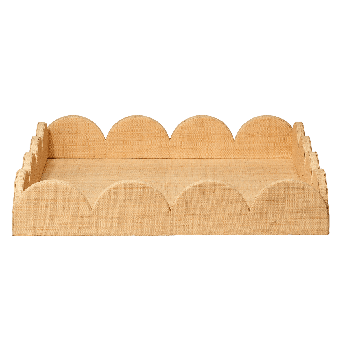 Jamie Young Co. Wonderland Scalloped Tray Meadow Blu