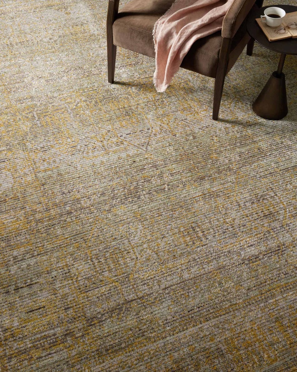 Jean Stoffer Bradbury Rug - Dove/Gold Rugs