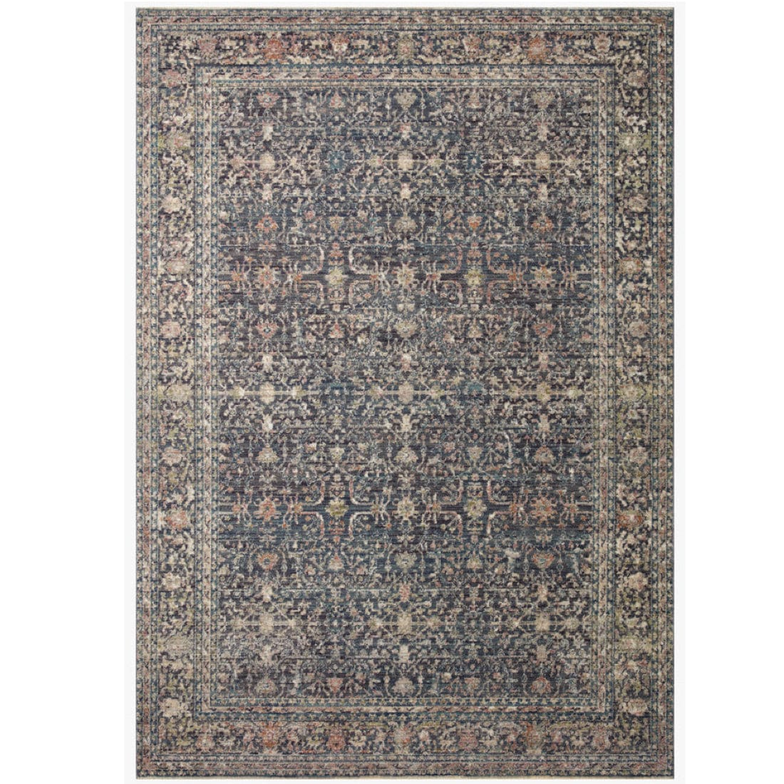Jean Stoffer Bradbury Rug - Midnight/Multi Rugs