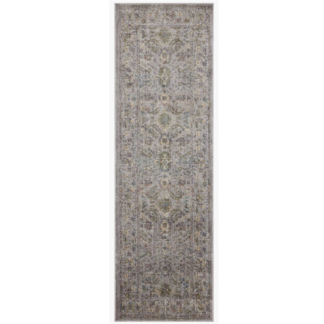 Jean Stoffer Bradbury Runner - Grey/Multi Rugs loloi-bradbury-grey-multi-2680