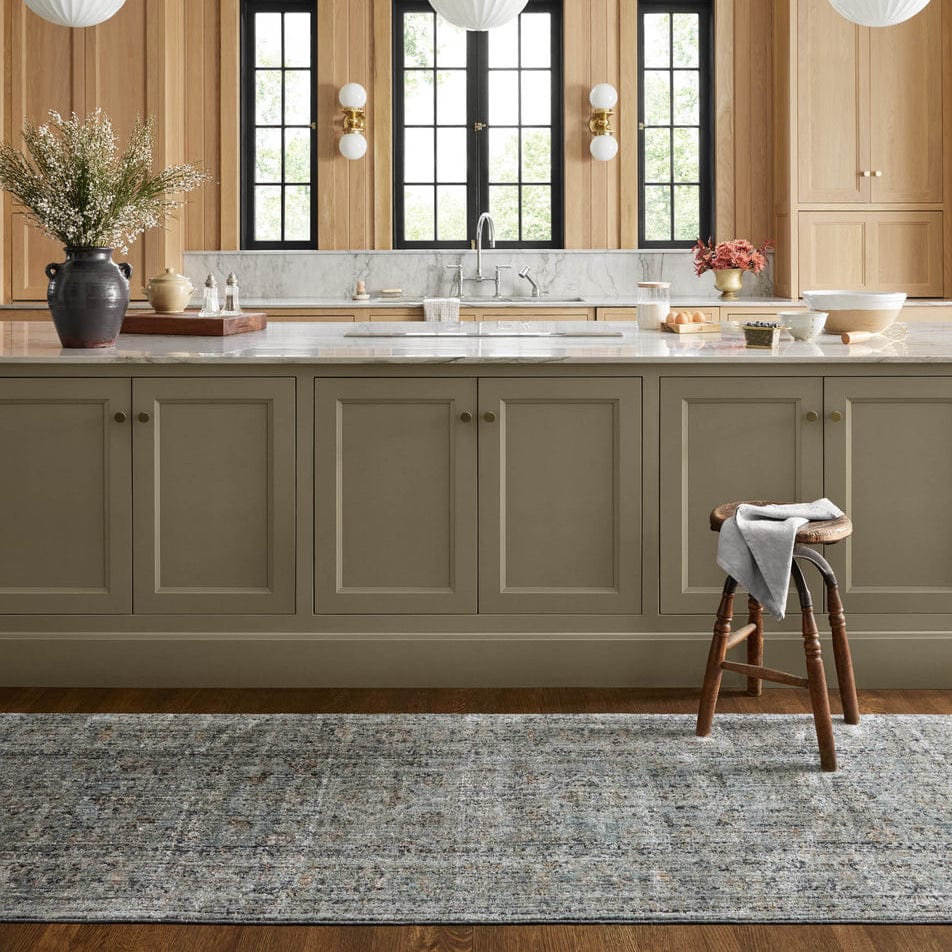 Jean Stoffer Katherine Runner - Ocean/Coral Rugs