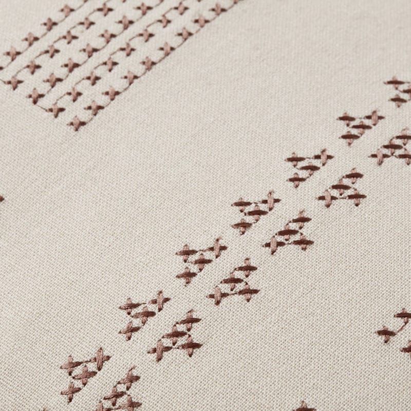 Jean Stoffer Pillow - Natural/Clay Pillows