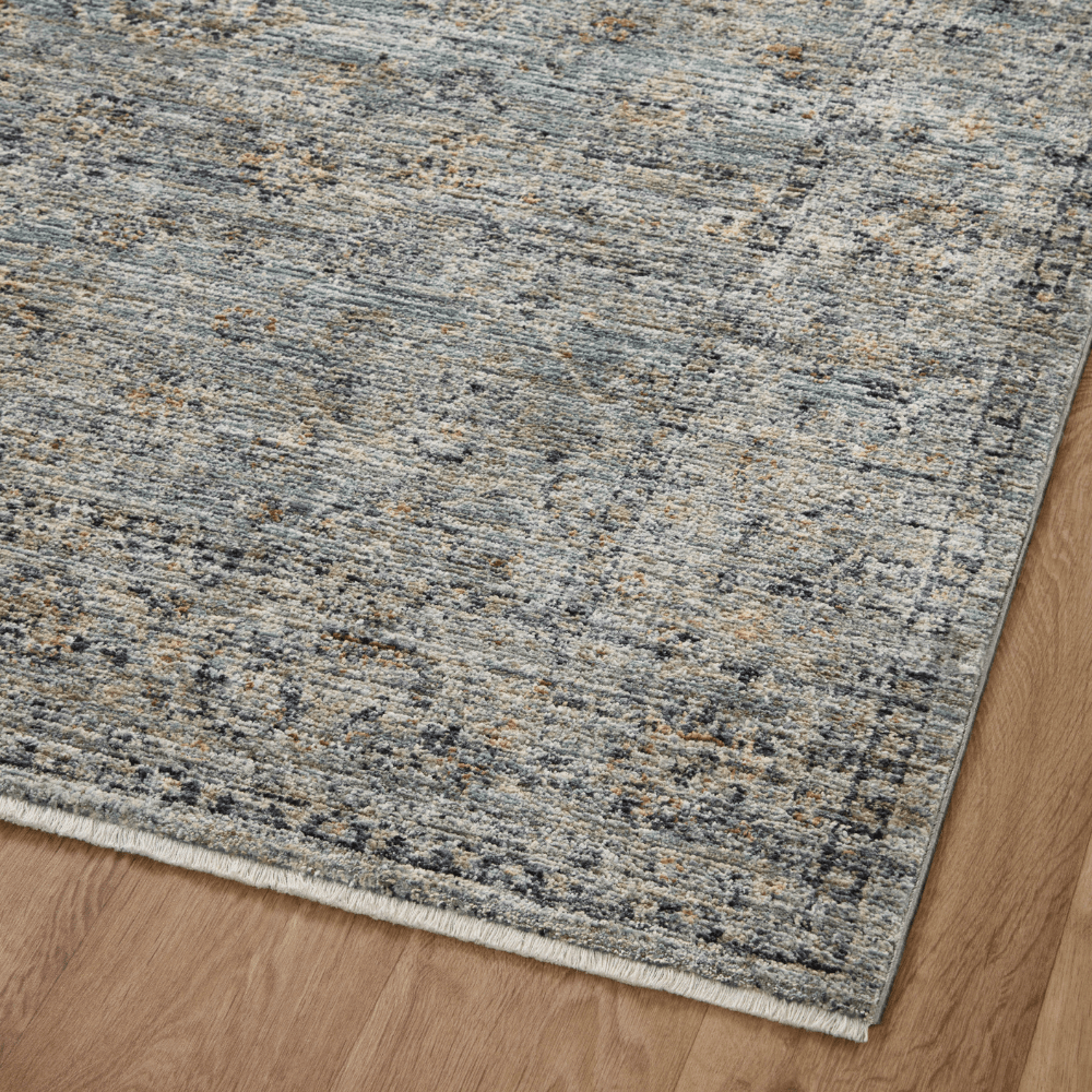 Jean Stoffer x Loloi Katherine Rug - Ocean/Gold Rugs