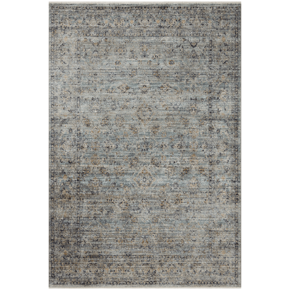 Jean Stoffer x Loloi Katherine Rug - Ocean/Gold Rugs KESSKES-01OCGO233A 885369650697