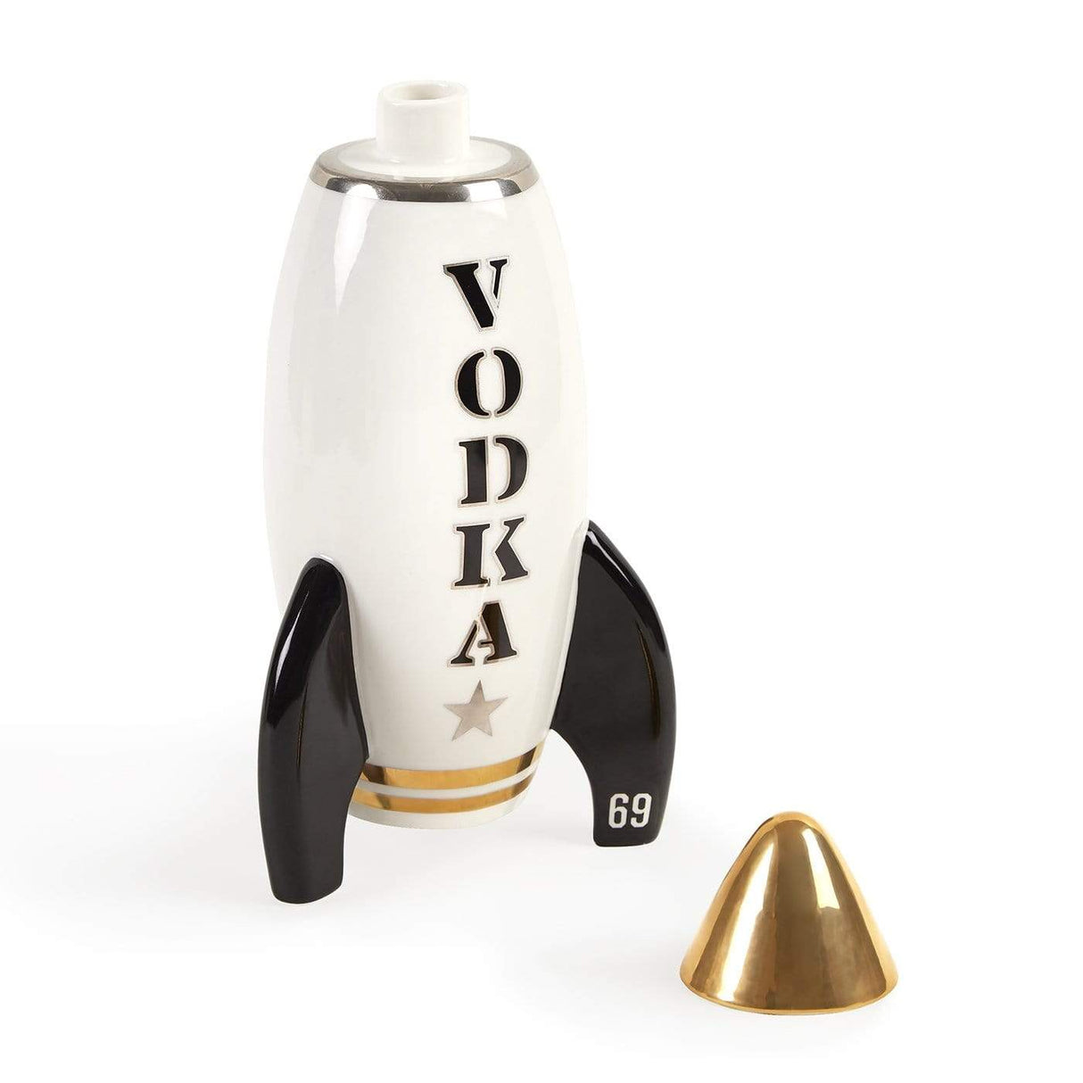 16-Karat Rocket Decanters