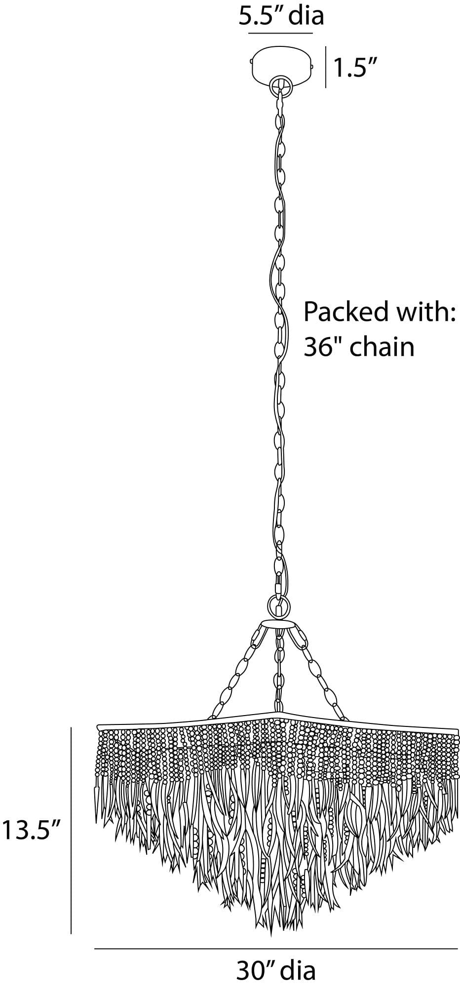 Josephine Chandelier Chandelier DMS22 796505726520