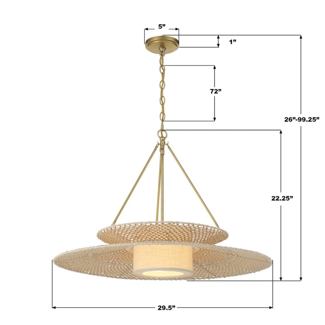 Juniper Chandelier Chandeliers JNP-10543-SG 633779104954
