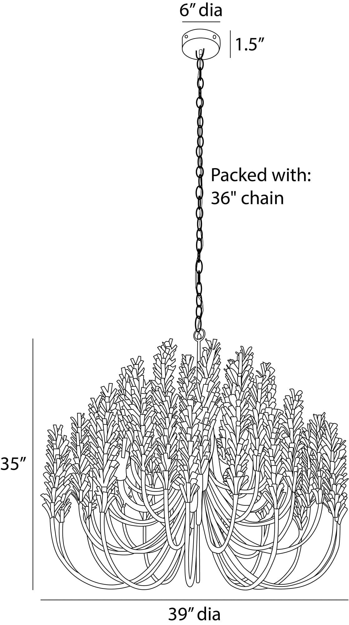 Kaia Chandelier Chandelier DMS20 796505704986