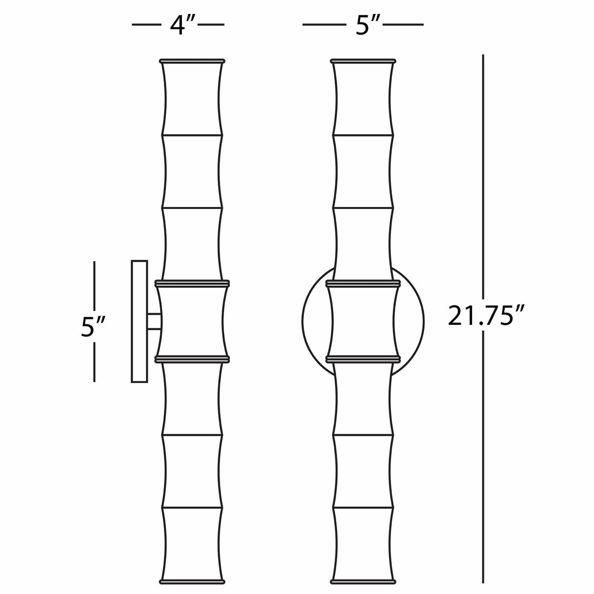 Kane 2-Light Rose Water Wall Sconce Wall Sconces