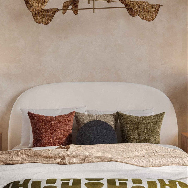 Kara Textured Velvet Bed Bed