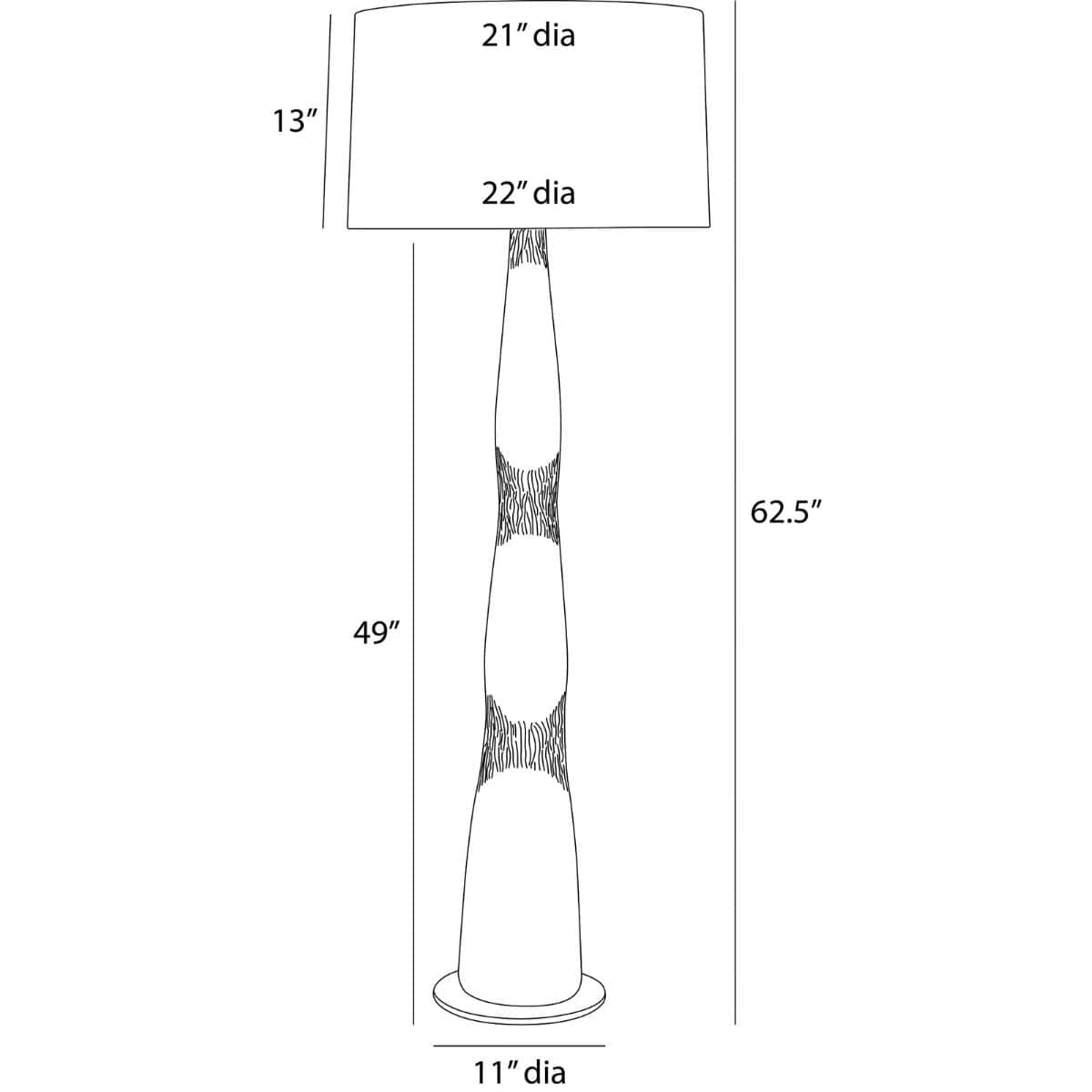 Kash Floor Lamp Floor Lamp PFI19-754