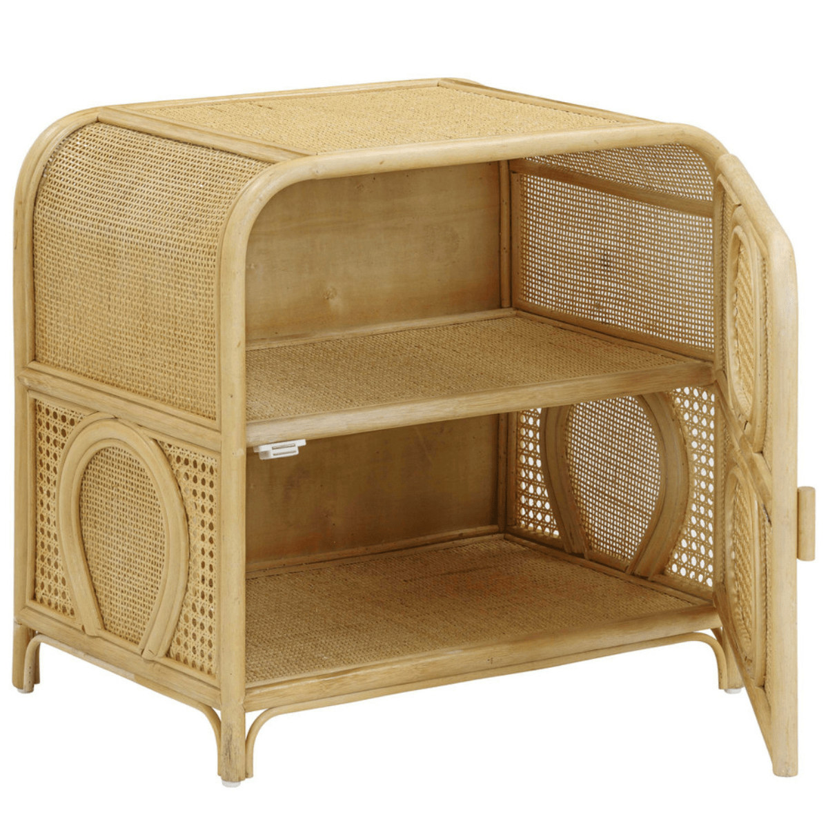 Kiawah Natural Rattan Nightstand Nightstands TOV-B54313