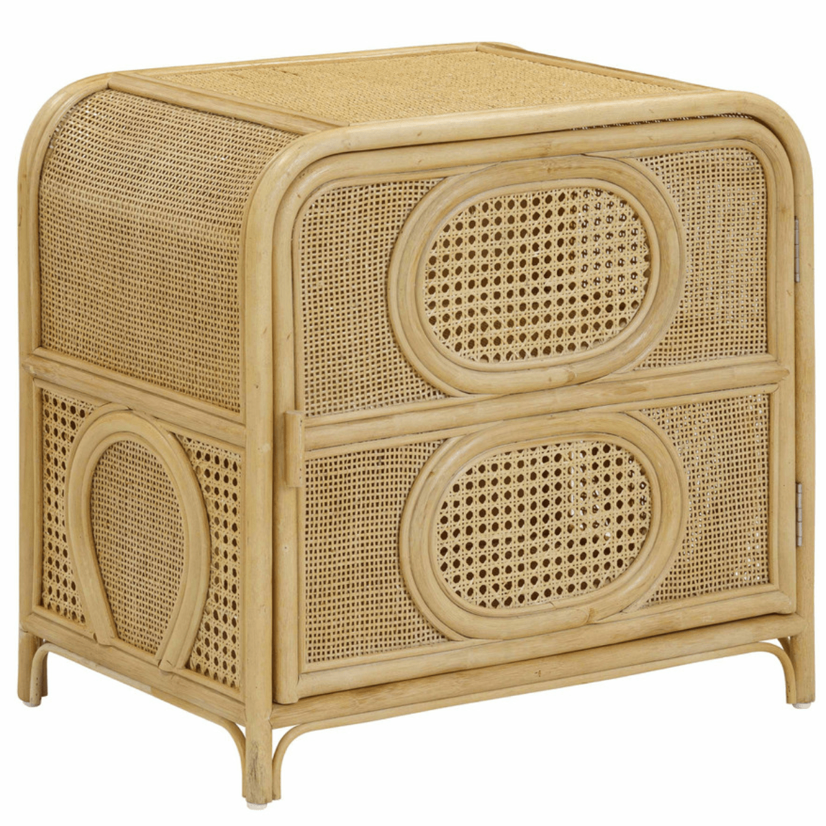 Kiawah Natural Rattan Nightstand Nightstands TOV-B54313