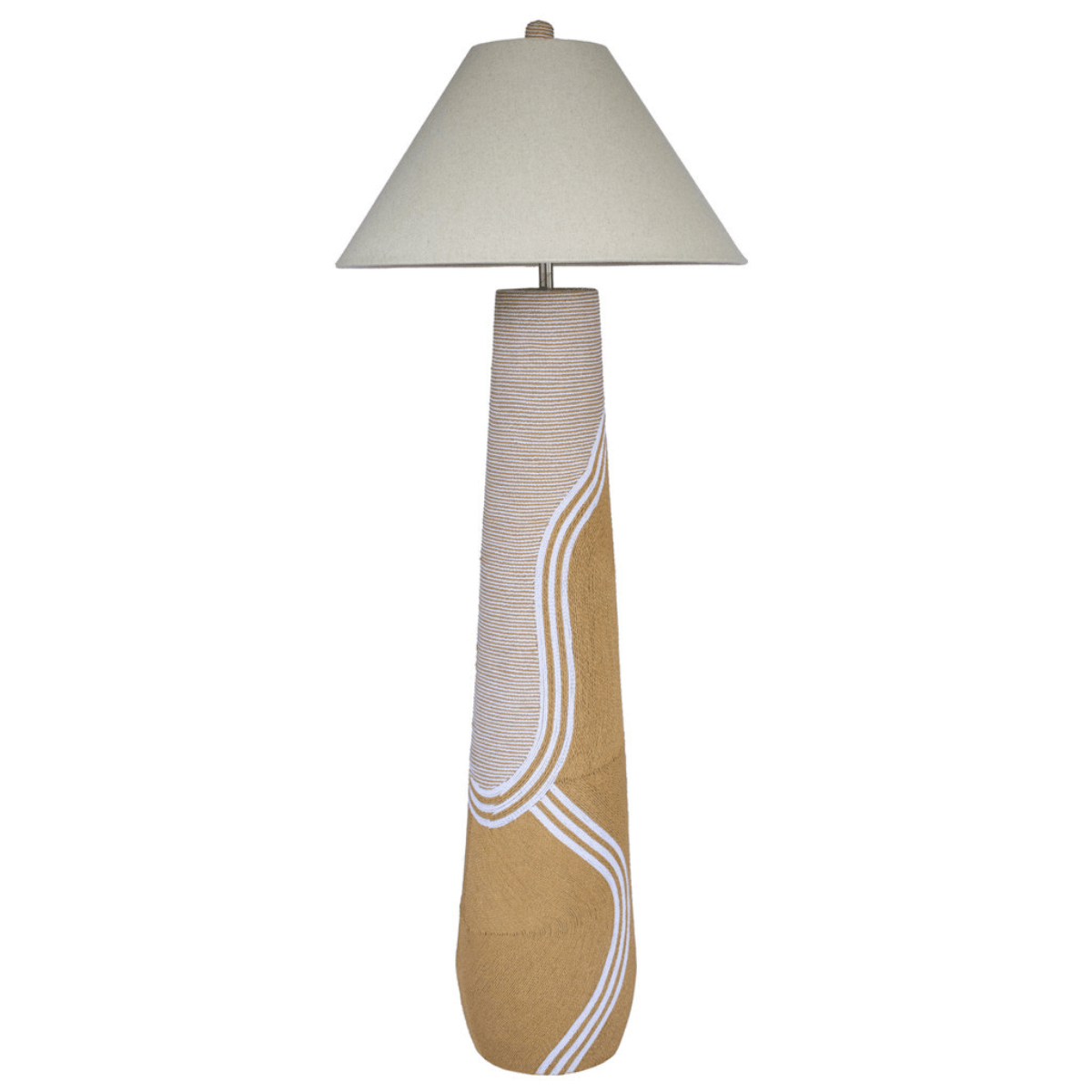 Kiki Natural Woven Floor Lamp Floor Lamp TOV-G54343