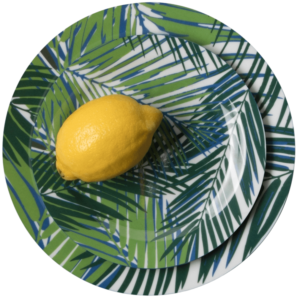 Kinsey Palm Leaf Dinnerware (Pack of 4) Dinnerware