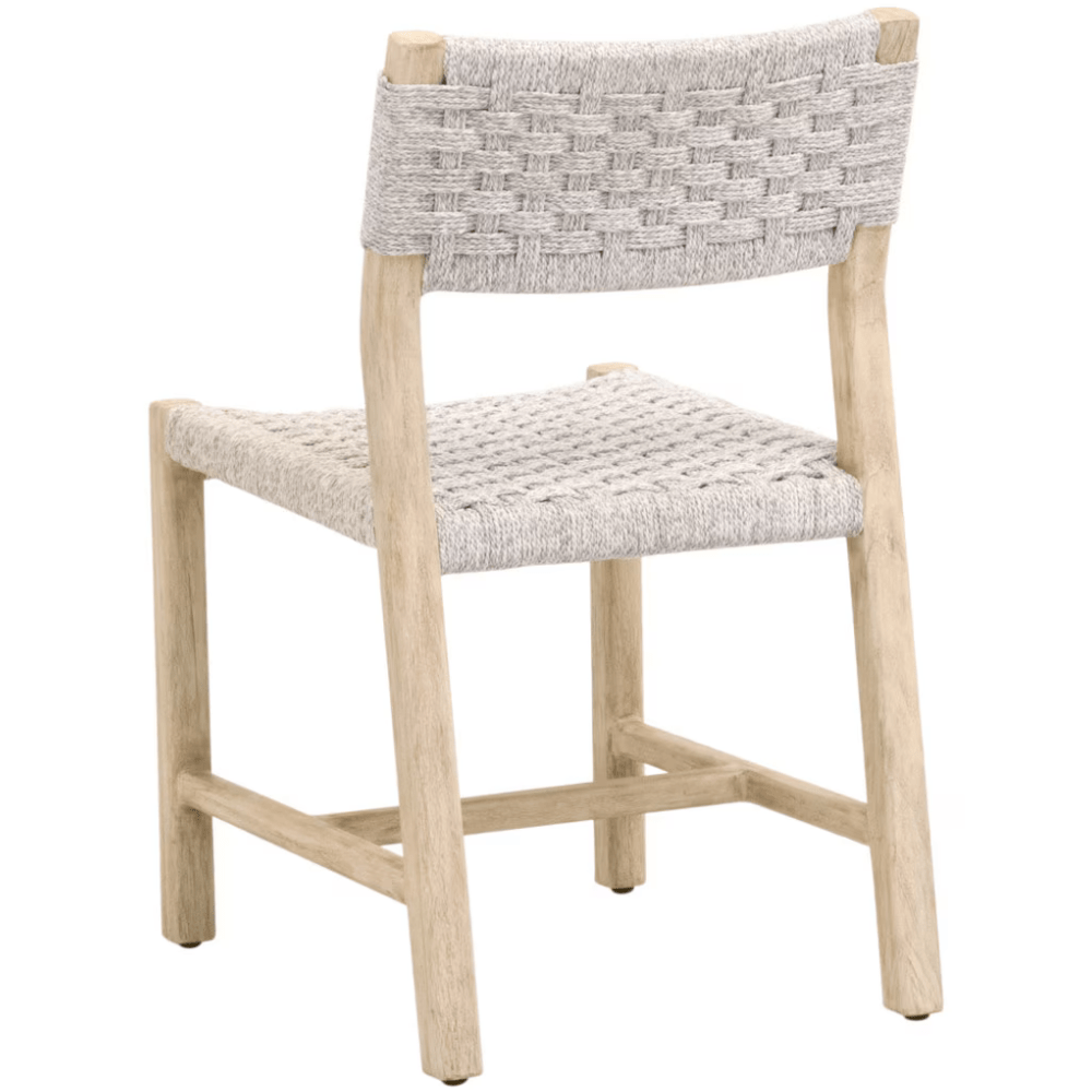 Kitts Indoor/Outdoor Dining Chair (Set of 2) Dining Chair 6835.WHT/W-ET 842279147242