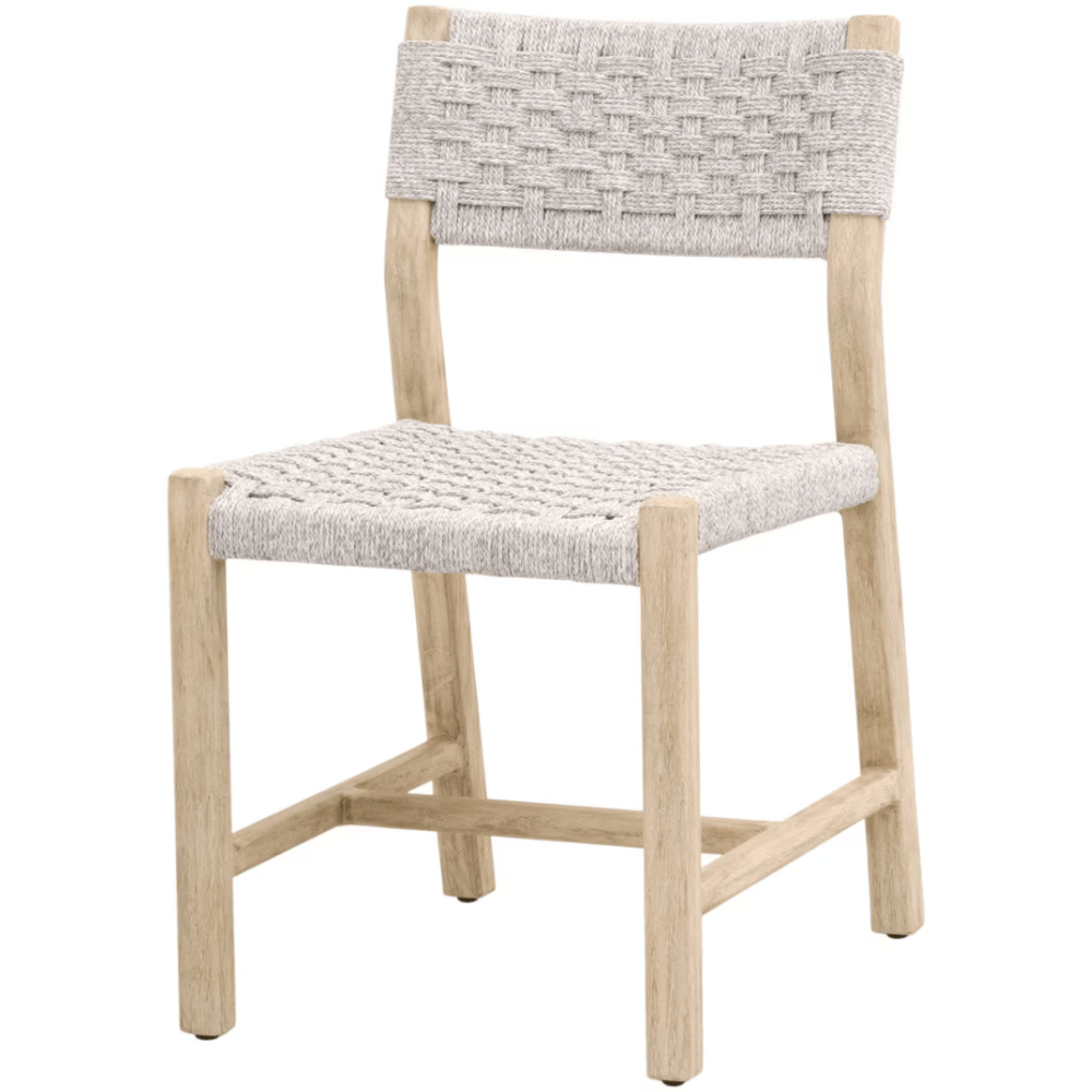 Kitts Indoor/Outdoor Dining Chair (Set of 2) Dining Chair 6835.WHT/W-ET 842279147242