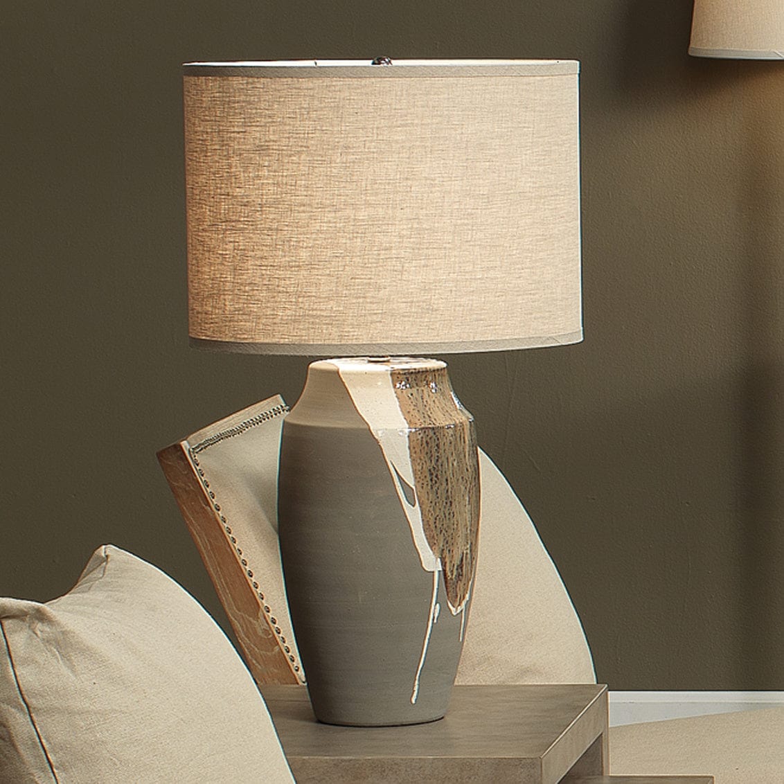 Landslide Table Lamp Table Lamps 9LANDTLGREY 688933029697