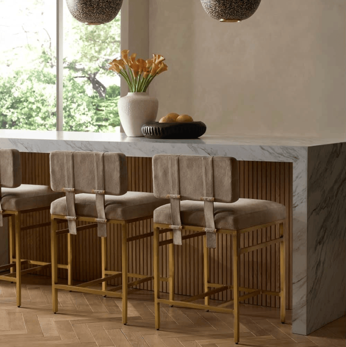 Laney Counter + Bar Stool Bar + Counter Stools