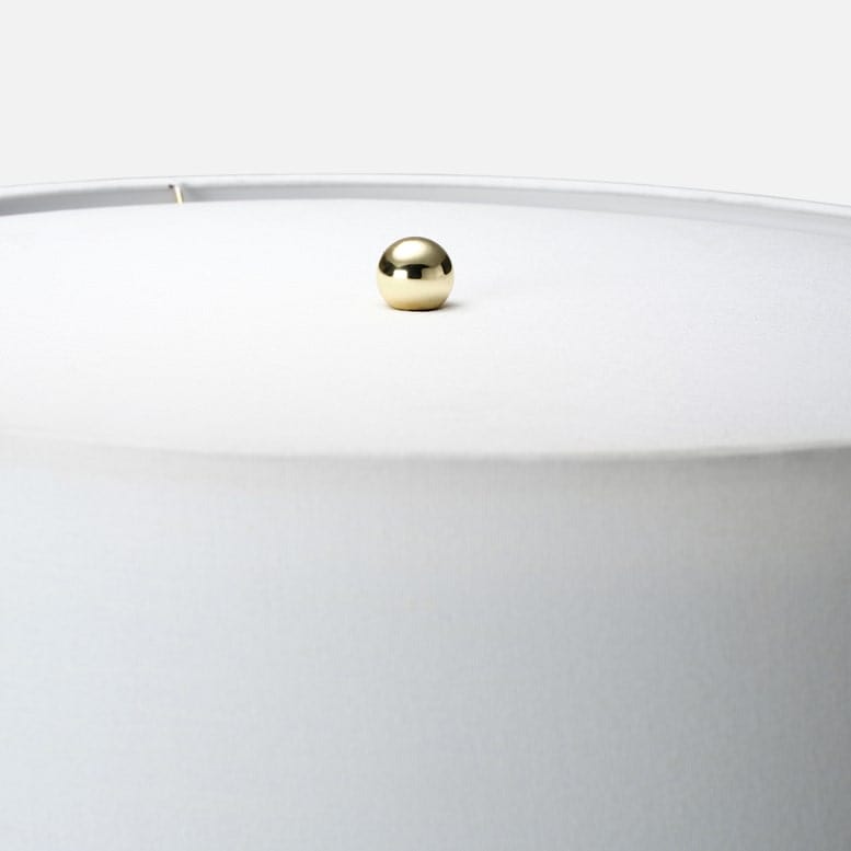 Langley Table Lamp Table Lamps LGHLANGLSHWH