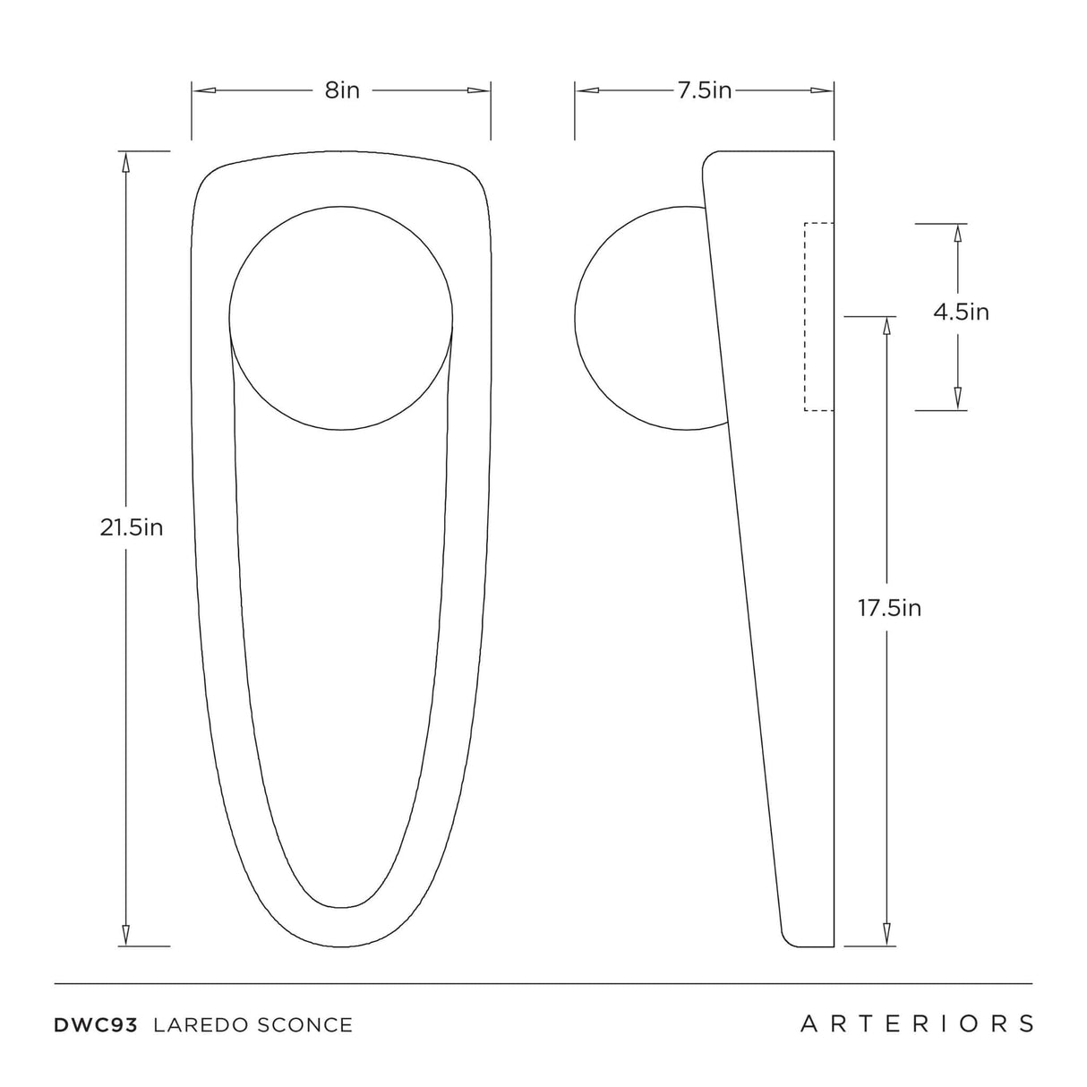 Laredo Sconce Sconces DWC93
