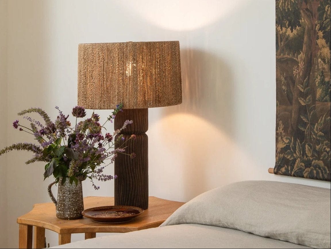 Lauren Liess Folk Table Lamp Table + Desk Lamps PTL1427-PBR/CSK