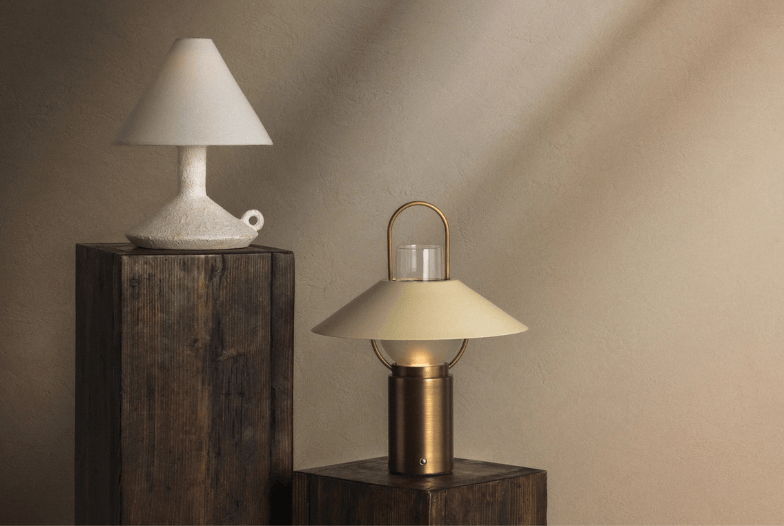 Lauren Liess Passage Rechargeable Table Lamp Table + Desk Lamps RTL4412-PBR/CVC 197292140429