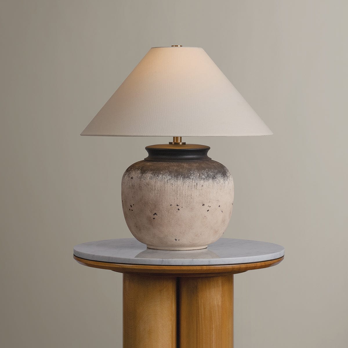 Lauren Liess Unearthed Table Lamp Table + Desk Lamps PTL1723-PBR/CFH 197292140344