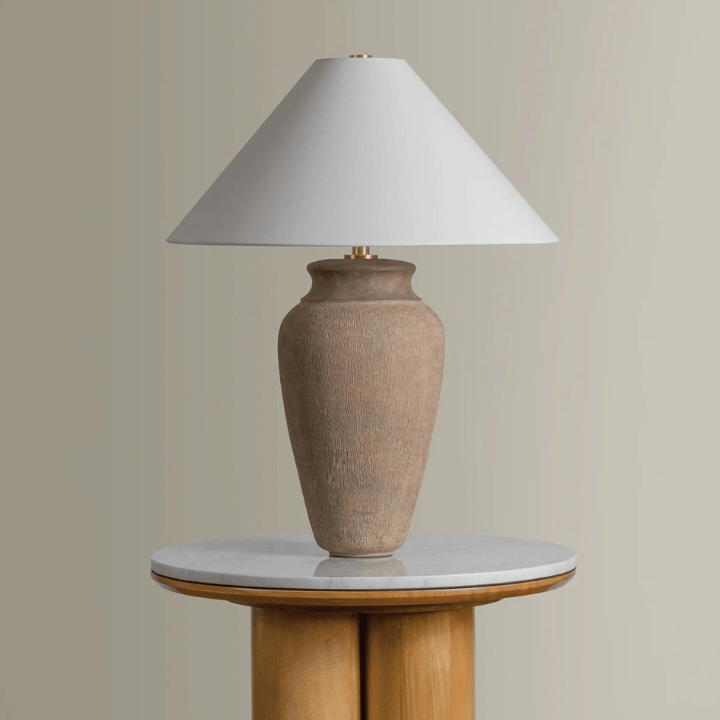 Lauren Liess Vessel Table Lamp Table + Desk Lamps PTL1729-PBR/CTU 197292141358