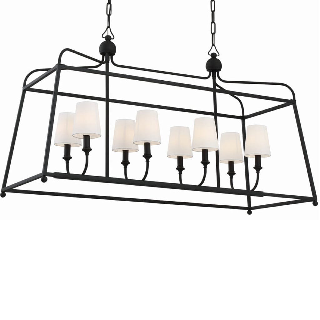 Libby Langdon for Crystorama Sylvan 8 Light Chandelier Lighting crystorama- 2249-BF