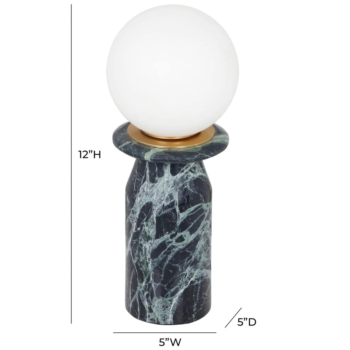 Lighting by BLU Globe Marble Lamp Table Lamps