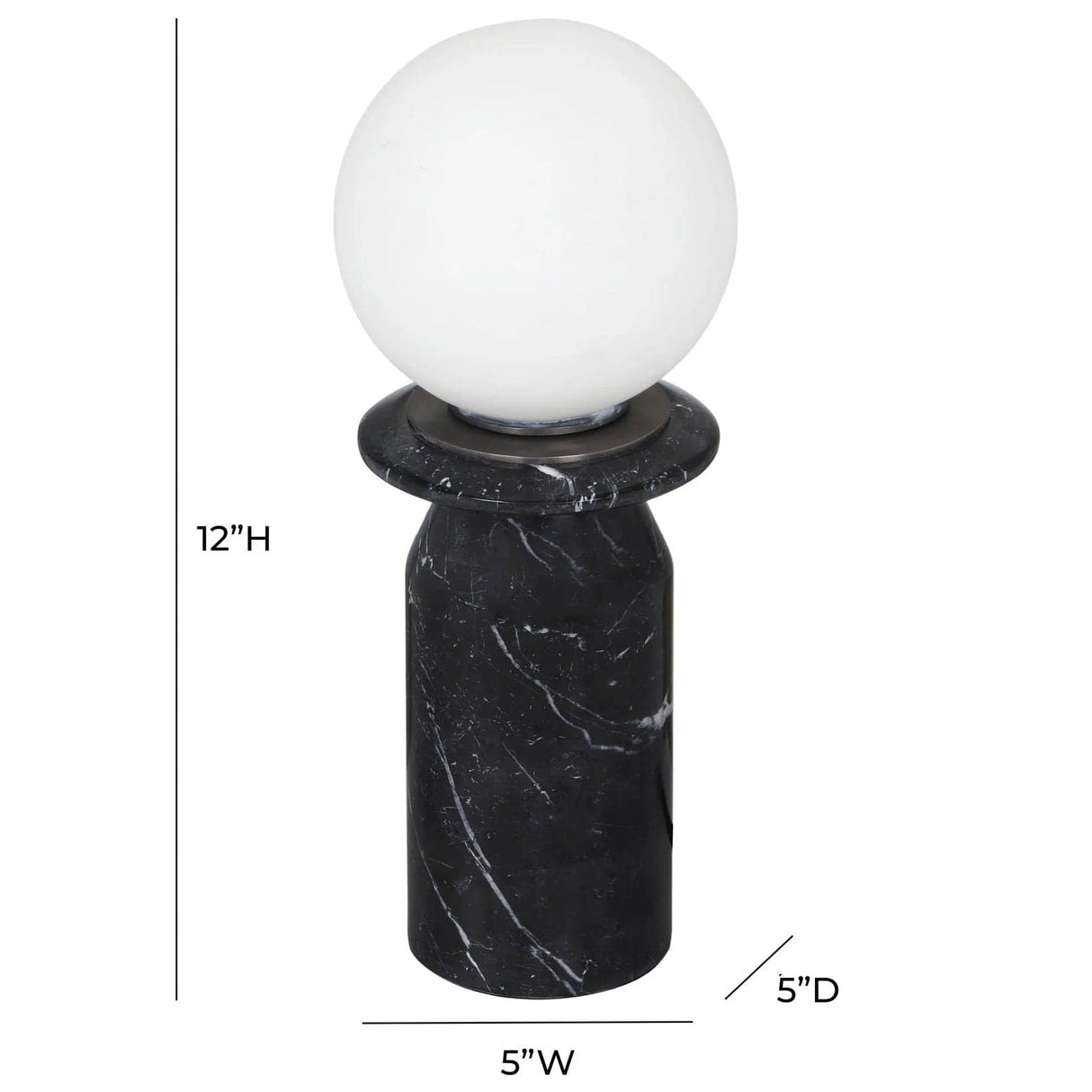 Lighting by BLU Globe Marble Lamp Table Lamps