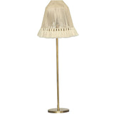 Lighting by BLU June Floor Lamp Floor Lamp with woven shade TOV-G18461
