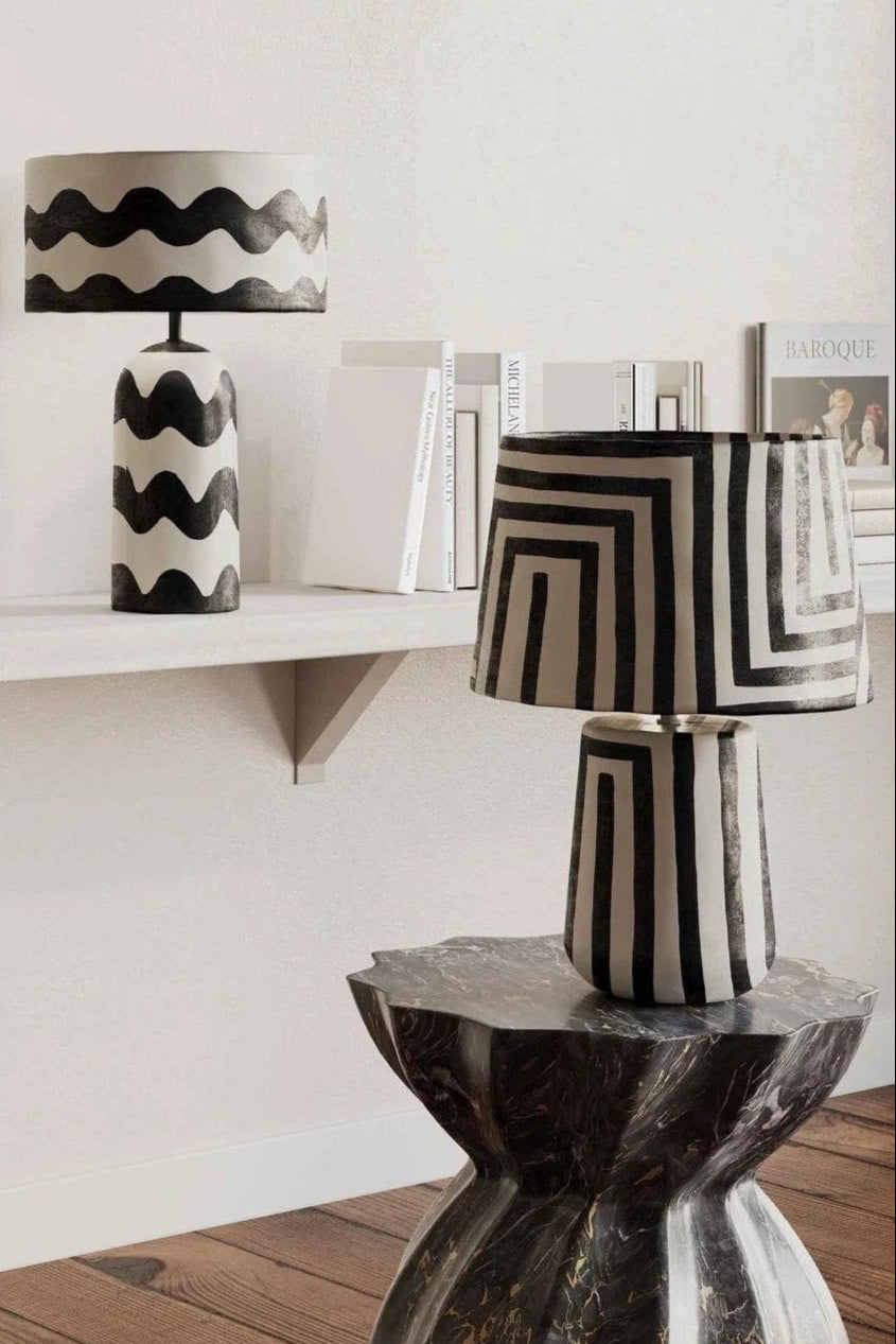 Lighting by BLU Minori Papier Mache Table Lamp Table Lamps TOV-G18575