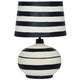 Lighting by BLU Positano Striped Papier Mache Table Lamp Table Lamps TOV-G18572