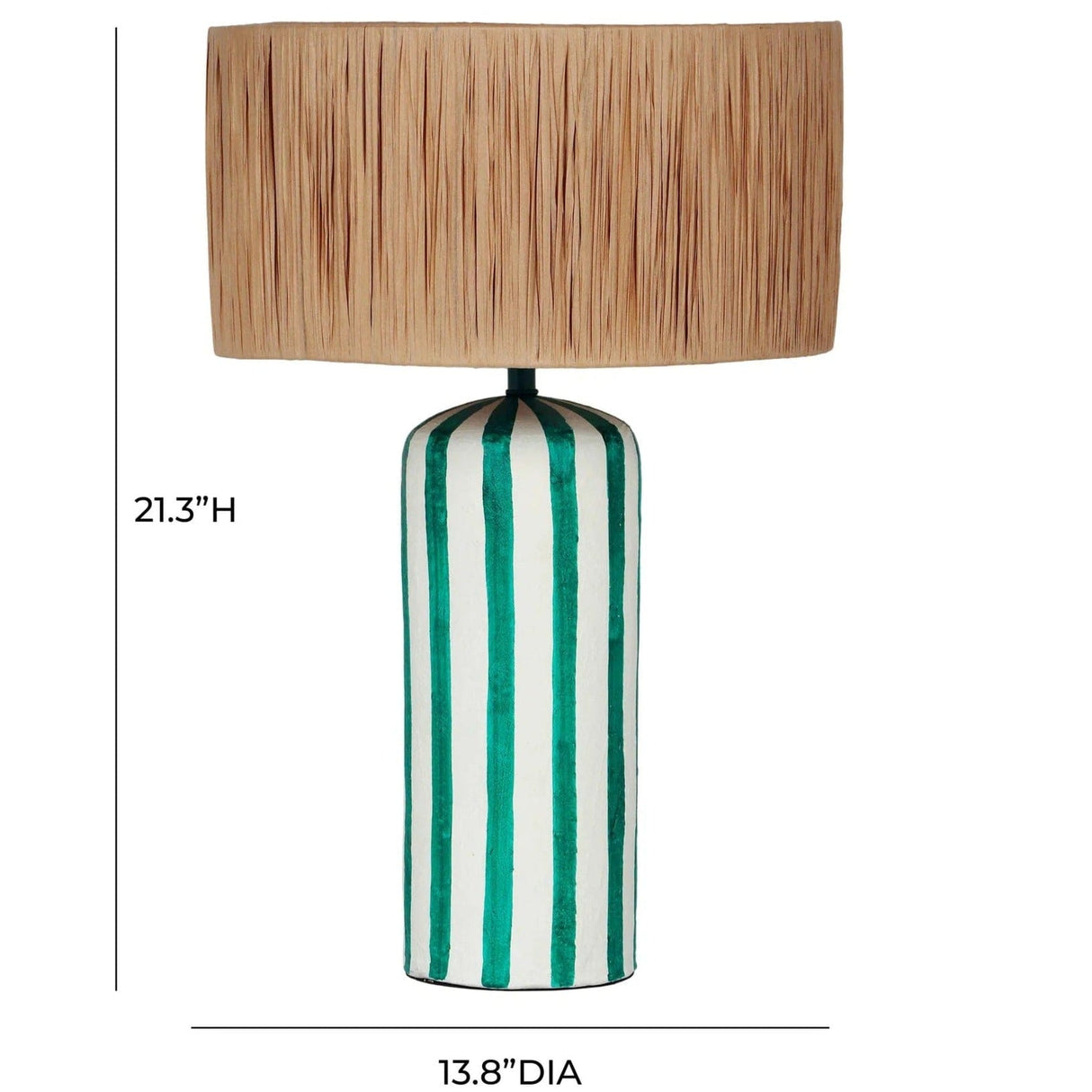 Lighting by BLU Ravello Papier Mache Table Lamp Table Lamps TOV-G18574