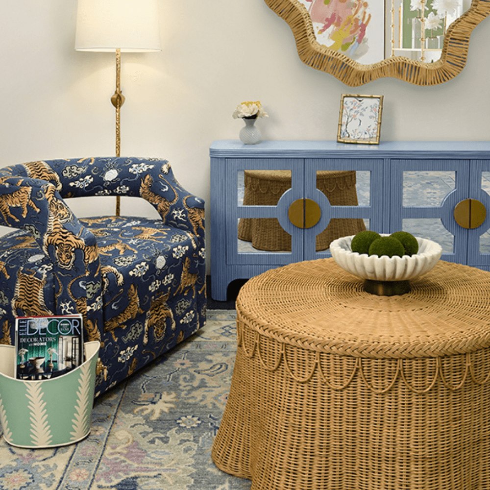 Lion Wastebasket Decorative Object